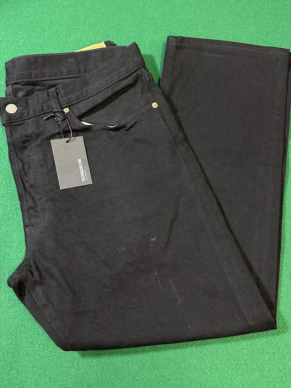 Buck Mason B007 Japanese Denim Maverick Slim Jean Sz 34 NWI MSRP 198 [EC35]